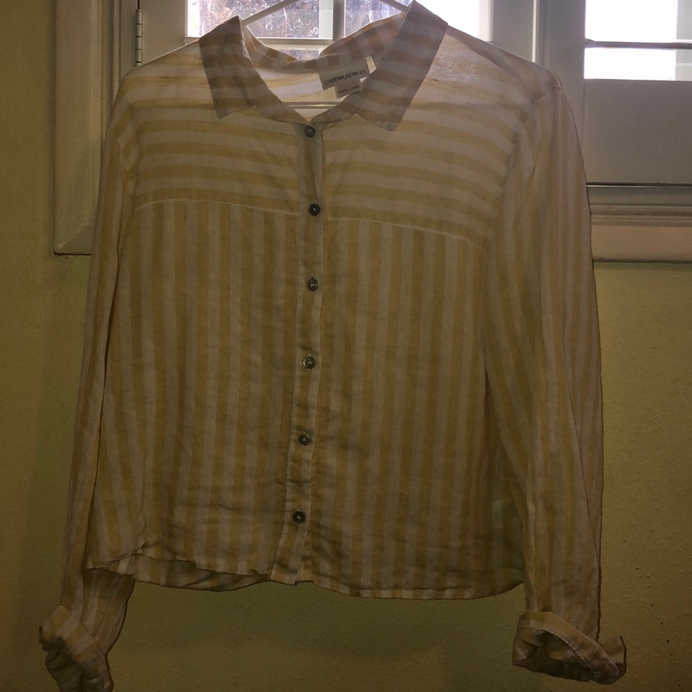 White and yellow top. NEVER WORN
